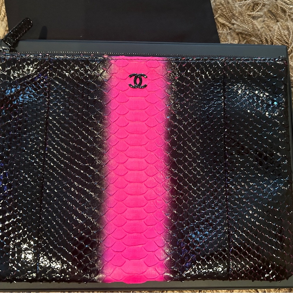 Authentic Chanel Zip Pouch - image 3